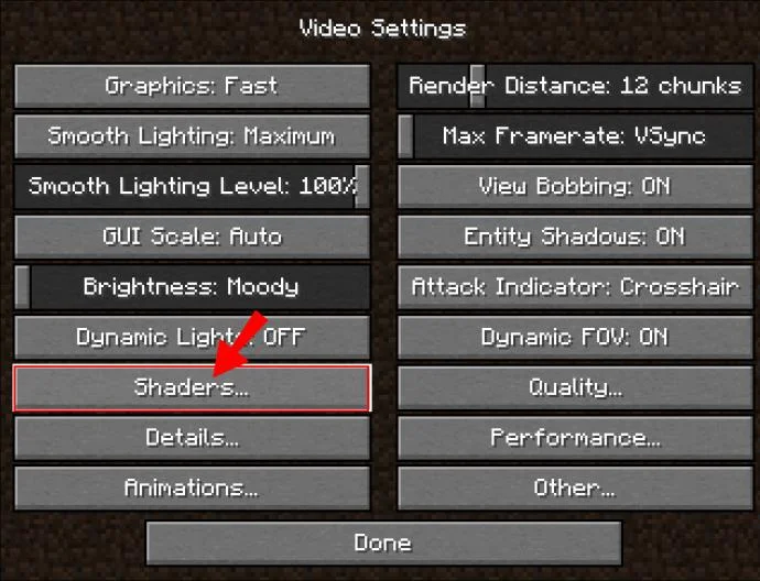 نحوه نصب Shader در Minecraft Forge