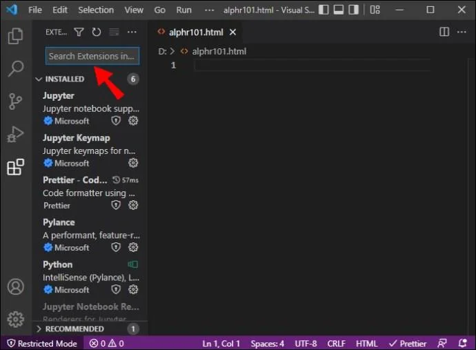 So öffnen Sie im Browser aus VS-Code
