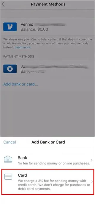 چگونه به یک حساب Venmo پول اضافه کنیم