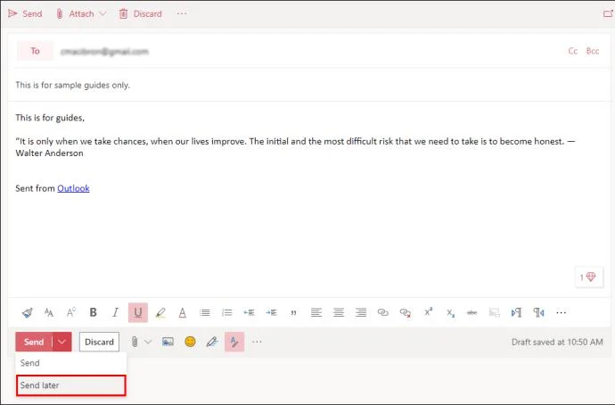Jak zaplanować wiadomość e-mail w programie Outlook