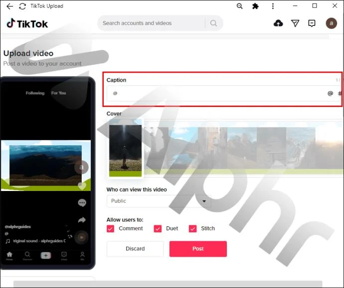 چگونه یک نفر را در TikTok تگ کنیم