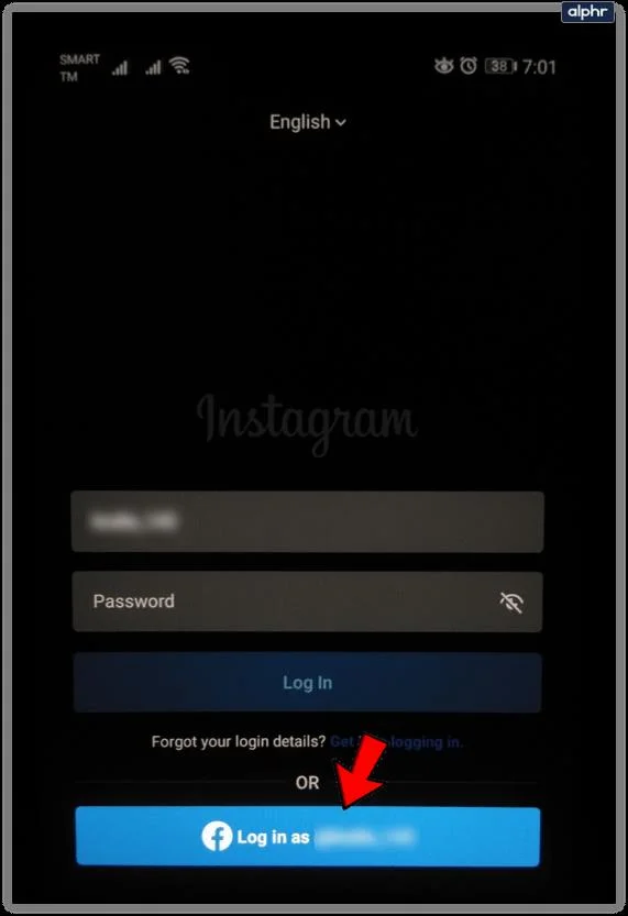 Como entrar no Instagram pelo Facebook