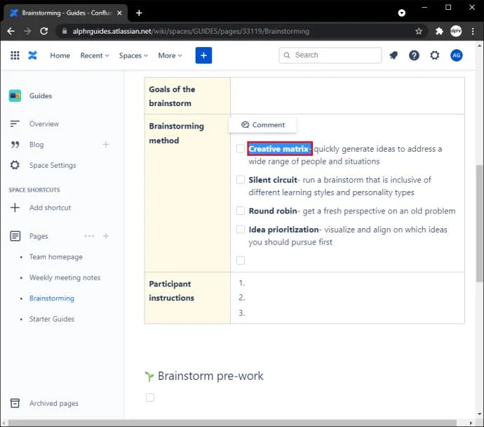 Cara Menambahkan Komentar Di Confluence