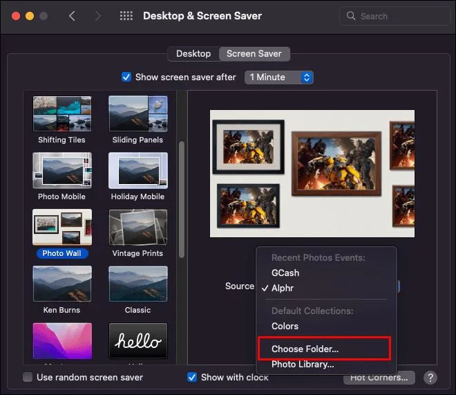 Come impostare uno screensaver su un Mac