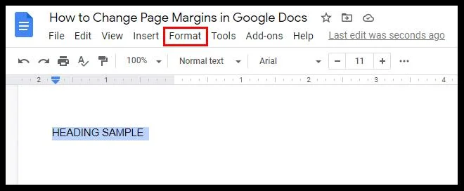 Jak zrobić krajobraz tylko jednej strony w Dokumentach Google