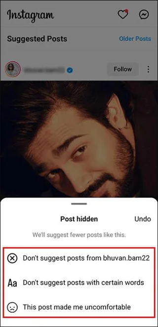 इंस्टाग्राम: सुझाए गए पोस्ट से कैसे छुटकारा पाएं