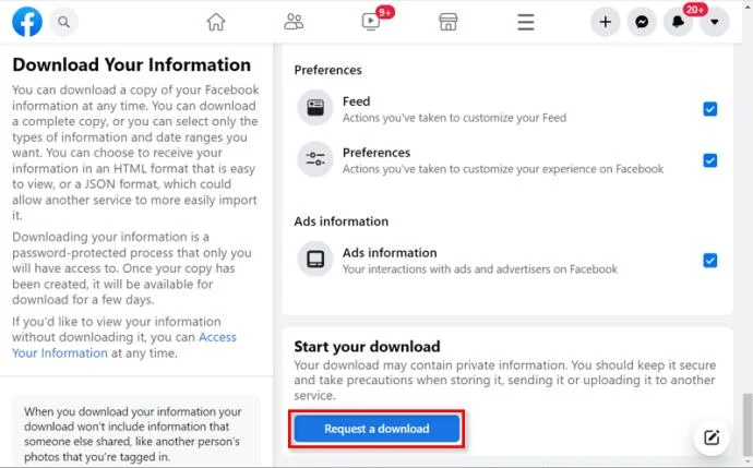نحوه ارسال یا فوروارد پیام های فیسبوک به ایمیل