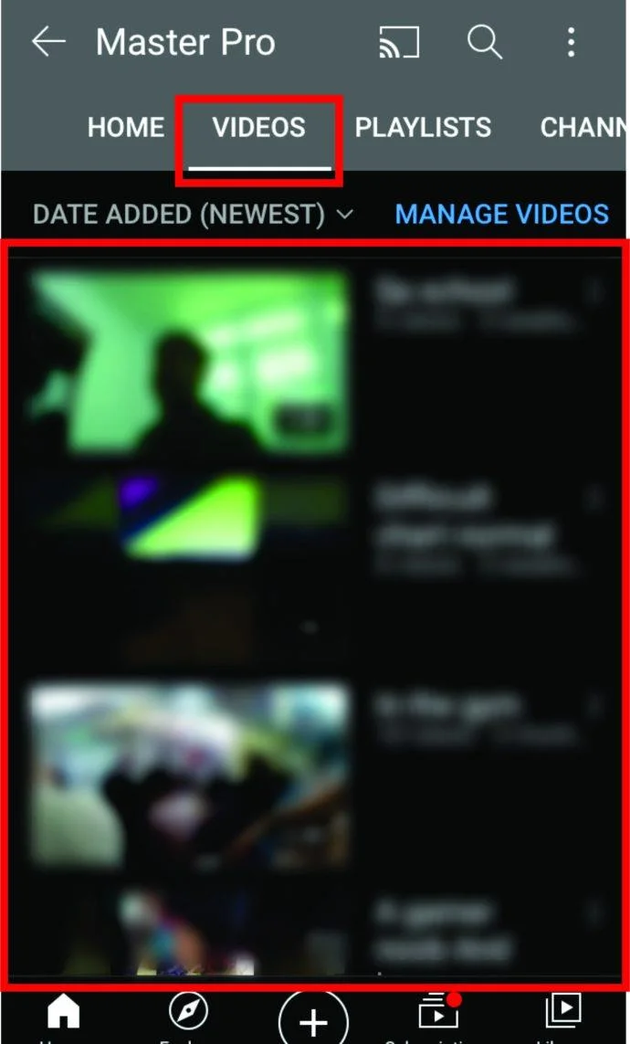 YouTube 동영상을 삭제하는 방법