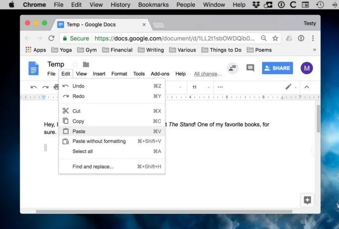چگونه قالب بندی را در Google Docs پاک کنیم