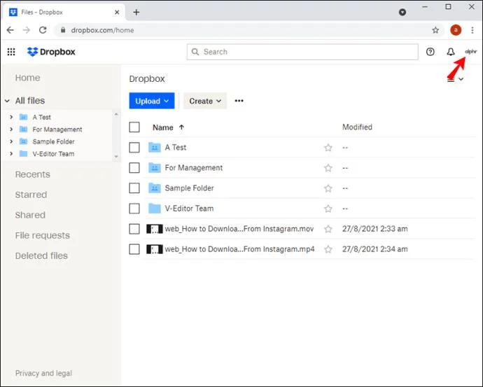 چگونه یک حساب Dropbox را حذف کنیم