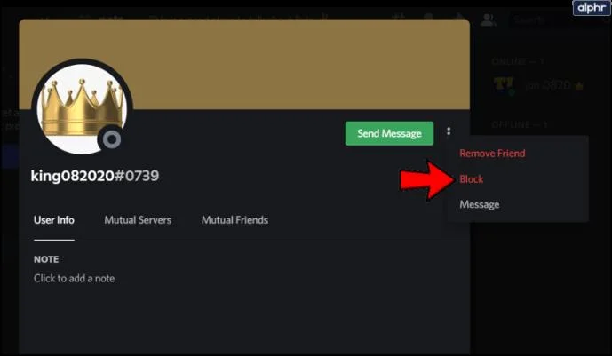 نحوه مسدود کردن یا رفع انسداد شخصی در Discord