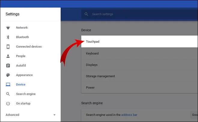 نحوه غیرفعال کردن صفحه لمسی Chromebook