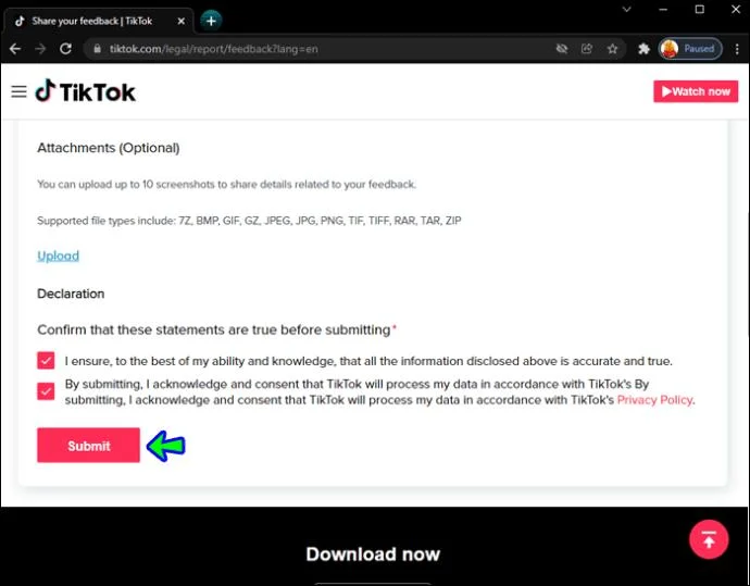 نحوه بازیابی رمز عبور TikTok بدون ایمیل یا شماره تلفن
