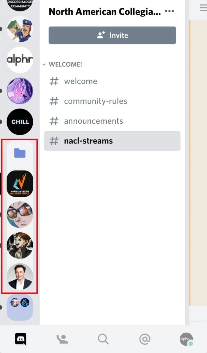 نحوه حذف یک پوشه در Discord