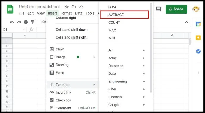 Jak obliczyć zakres w Arkuszach Google