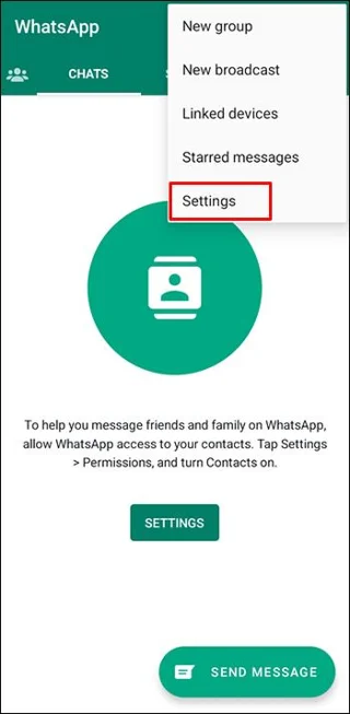 نحوه رفع عدم نمایش عکس نمایه واتساپ