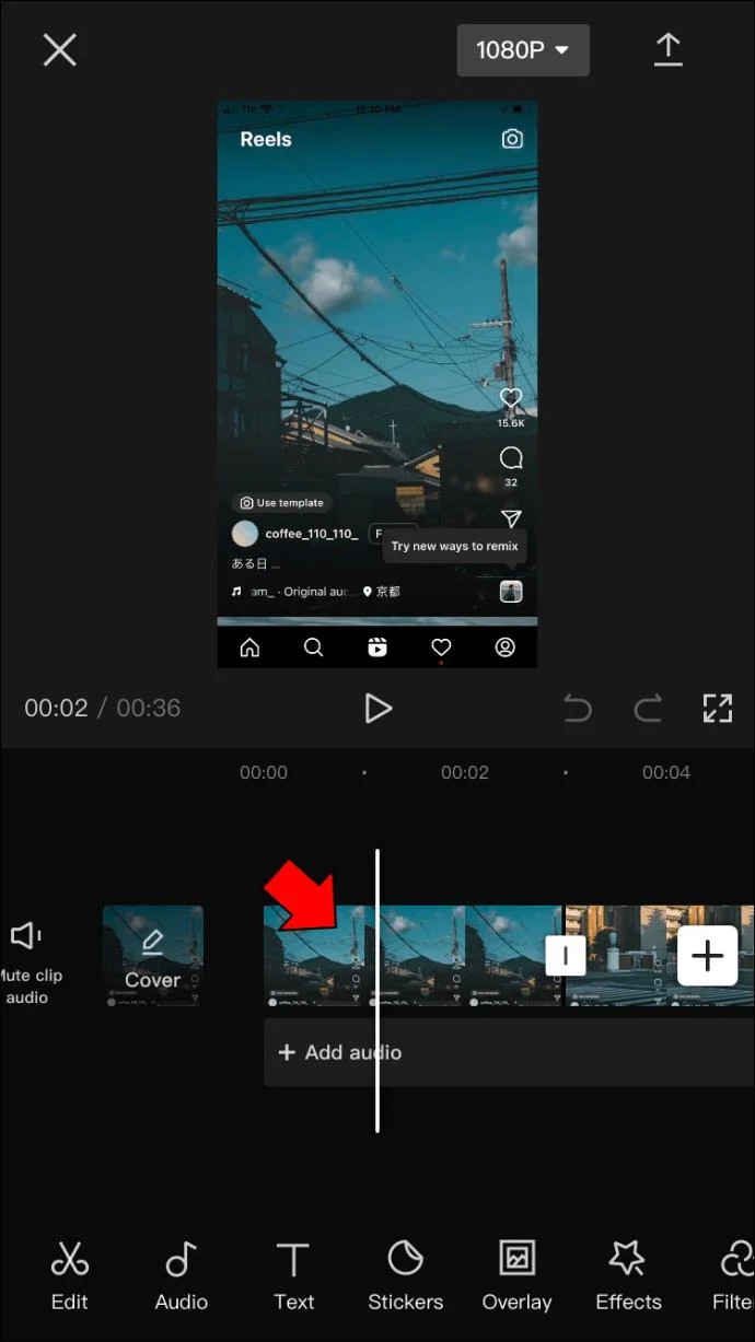 نحوه استفاده از جلوه زوم با CapCut