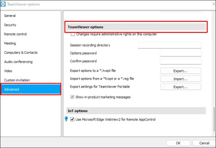 نحوه تغییر رمز عبور در TeamViewer نحوه تغییر رمز عبور در TeamViewer