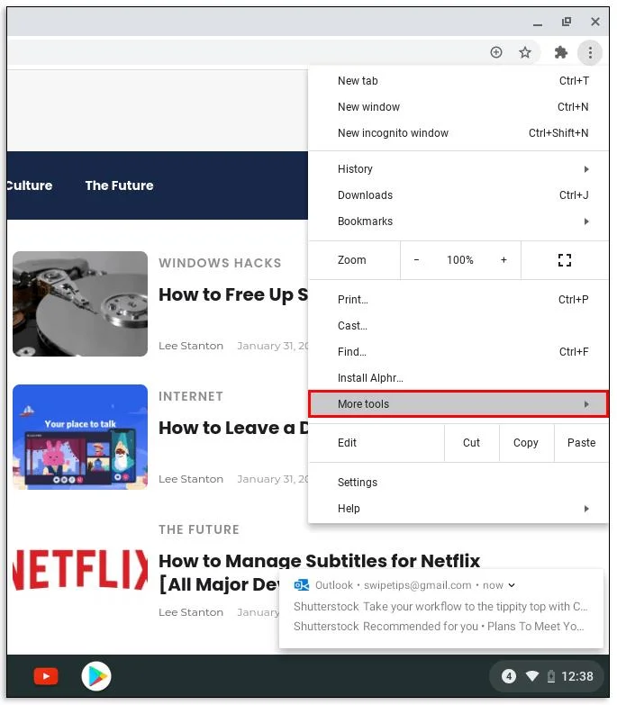 نحوه استفاده از Inspect Element