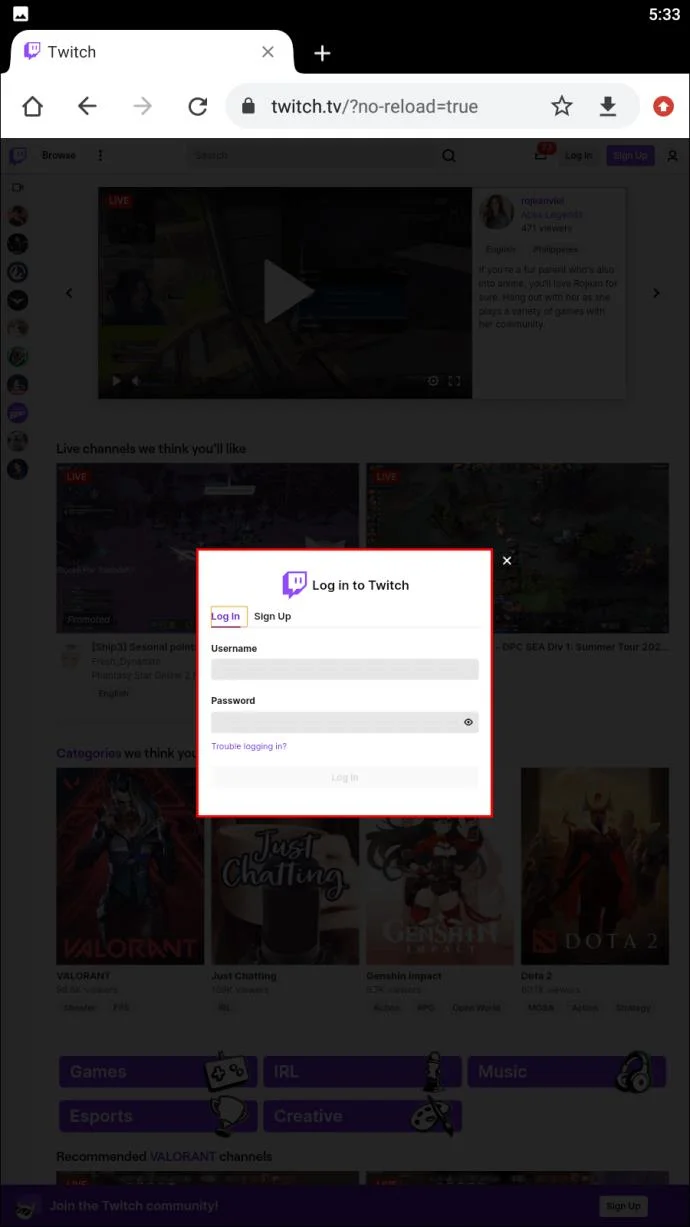 نحوه تغییر رنگ چت در Twitch به روش آسان