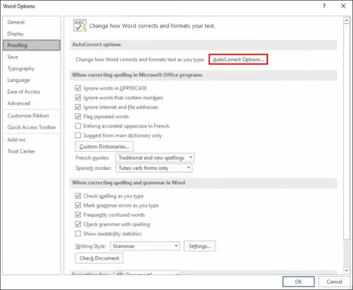Jak wyłączyć autokorektę w programie Microsoft Word