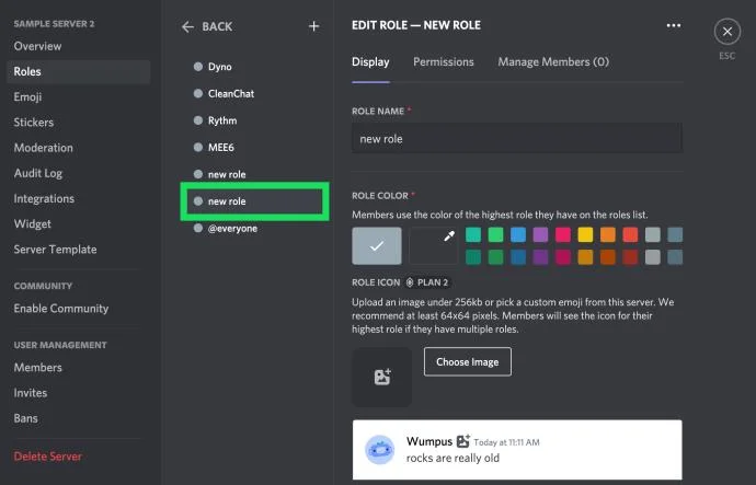 نحوه اضافه کردن، مدیریت و حذف نقش ها در Discord