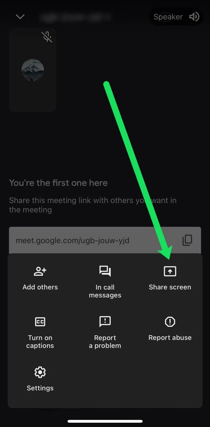 Jak udostępnić ekran w Google Meet