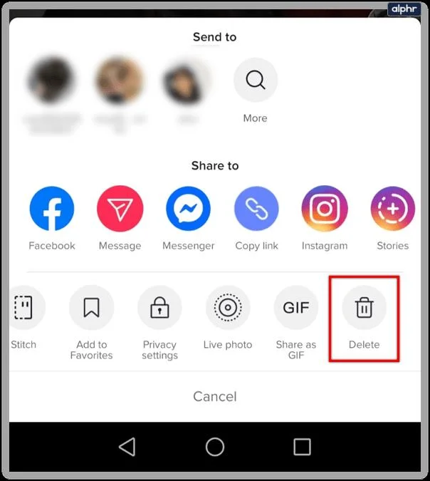 چگونه همه پست های Tik Tok خود را حذف کنیم