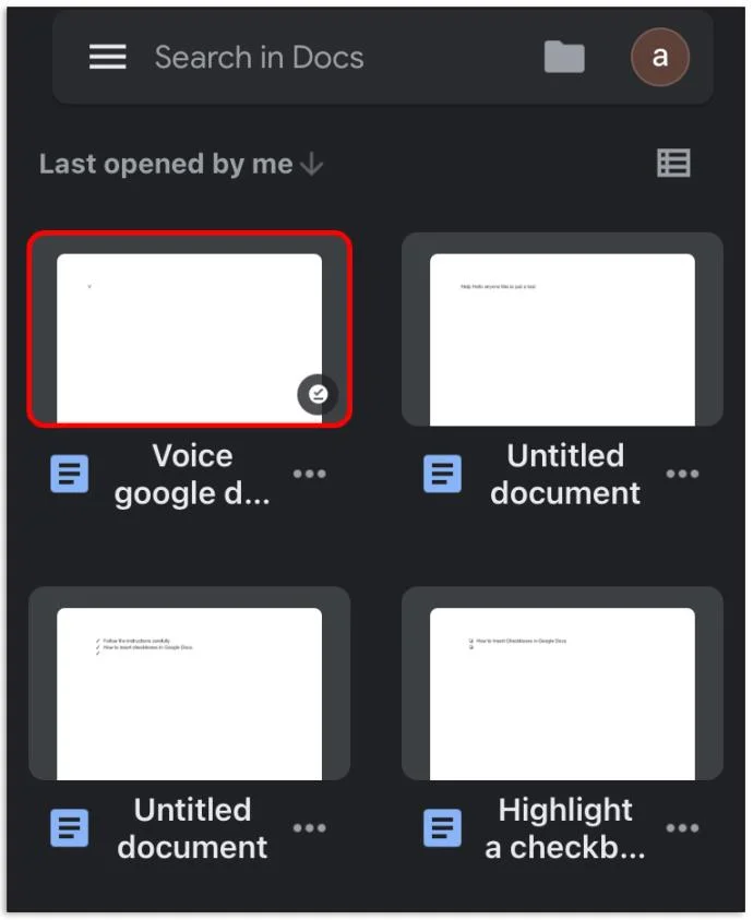 Comment taper avec votre voix dans Google Docs