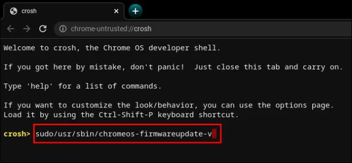 Polecenia CROSH — przewodnik po Twoim Chromebooku