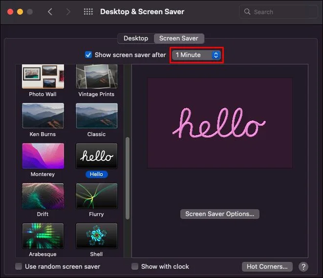 Come impostare uno screensaver su un Mac