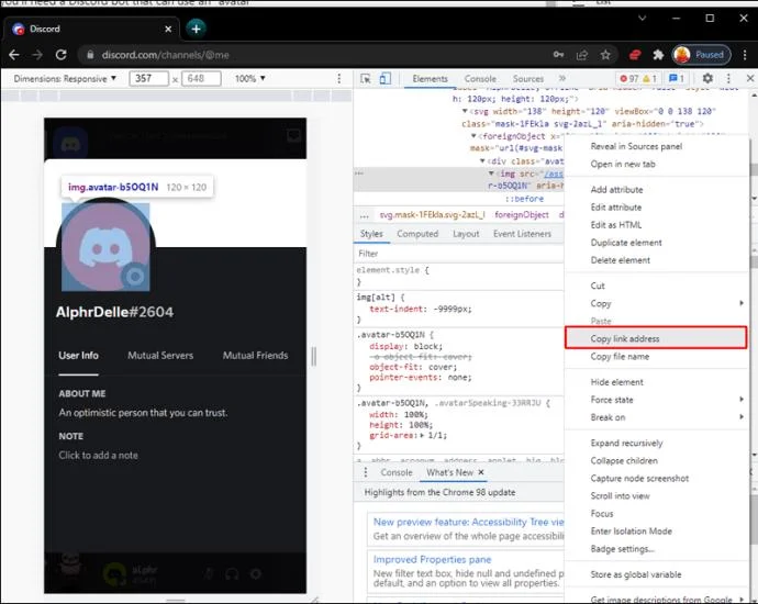 نحوه دانلود عکس پروفایل Discord