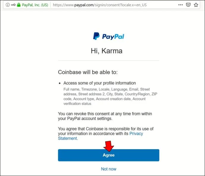 نحوه برداشت به PayPal از حساب Coinbase