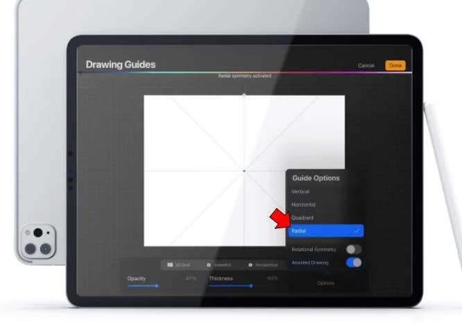 Cara Mencerminkan Objek Dalam Lukisan Dalam Procreate