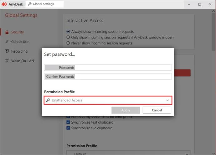 Jak zmienić hasło AnyDesk