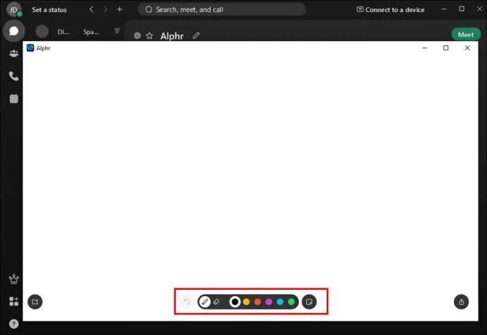 Webex에서 화이트보드를 사용하는 방법