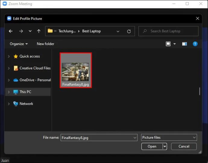 Jak wyświetlać zdjęcia profilowe zamiast wideo podczas rozmowy Zoom
