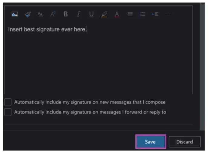 كيفية تغيير الخط الافتراضي في Outlook