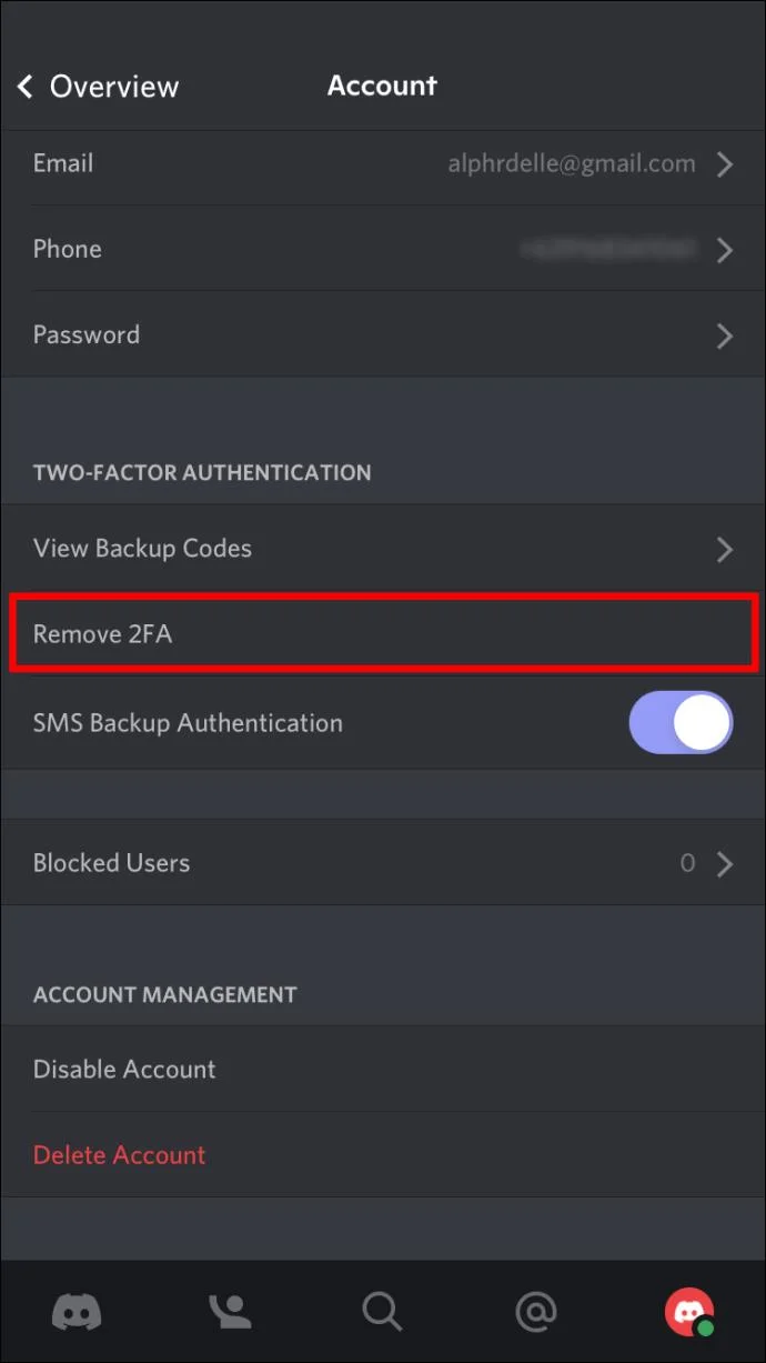 نحوه روشن یا خاموش کردن 2FA در Discord