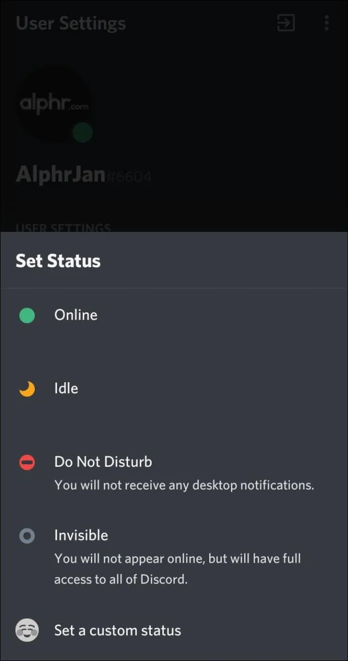 چگونه وضعیت خود را در Discord تغییر دهید