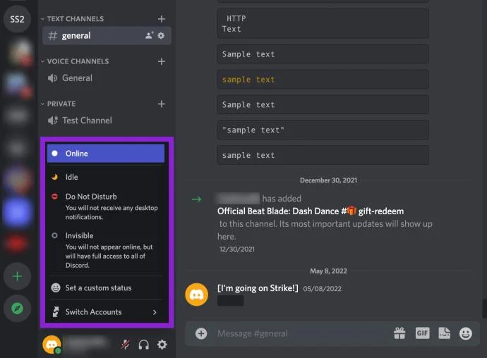 چگونه وضعیت خود را در Discord تغییر دهید