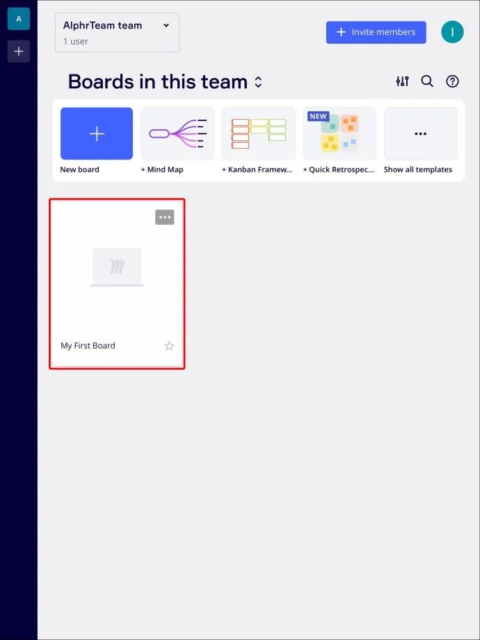 چگونه یک برد را در Miro حذف کنیم چگونه یک برد را در Miro حذف کنیم