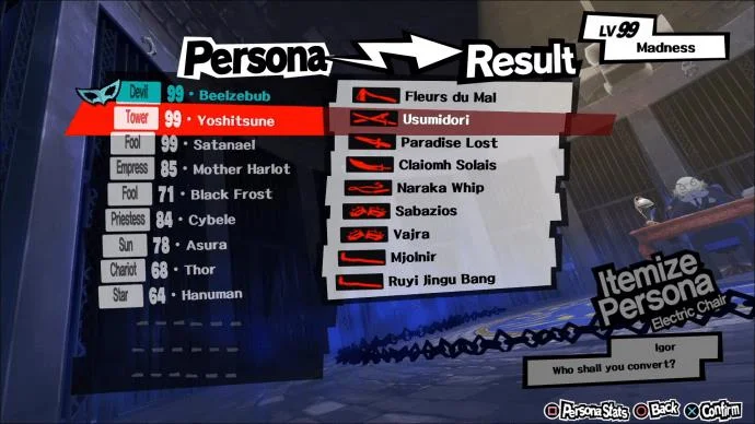 نحوه استفاده از کارت مهارت در Persona 5