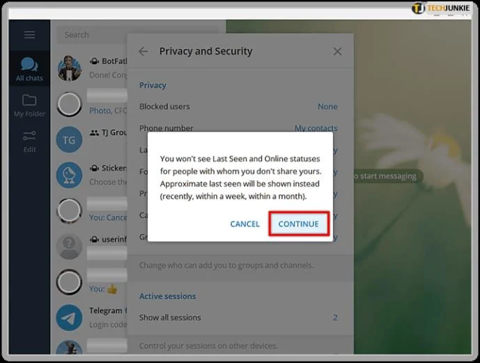 چگونه وضعیت آنلاین خود را در تلگرام مخفی کنیم