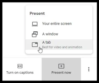 Google Meetで音声を共有する方法