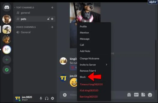 نحوه مسدود کردن یا رفع انسداد شخصی در Discord