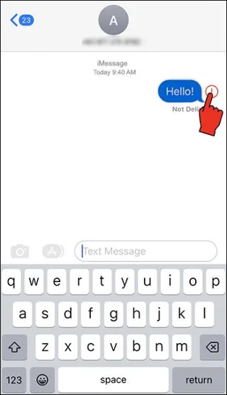 IMessage가 파란색이지만 배달되지 않은 경우 수정하는 방법
