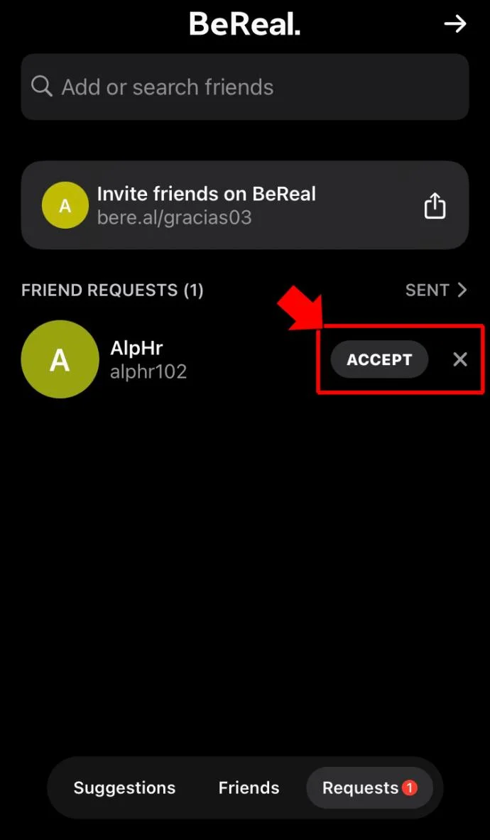 چگونه در BeReal دوستان اضافه کنیم