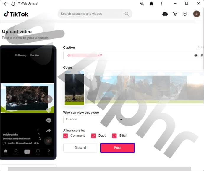 چگونه یک نفر را در TikTok تگ کنیم
