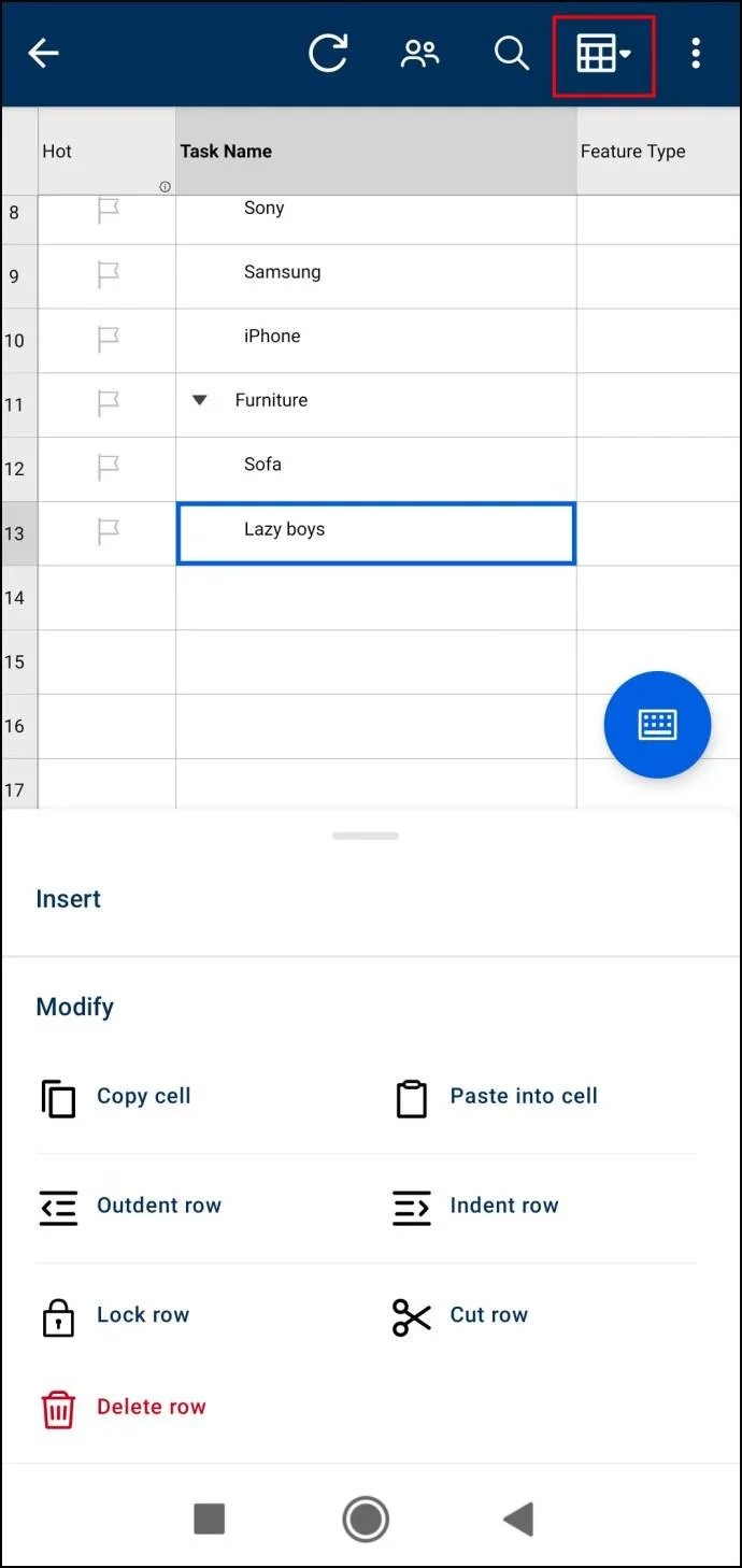 Come aggiungere una sottoattività in Smartsheet